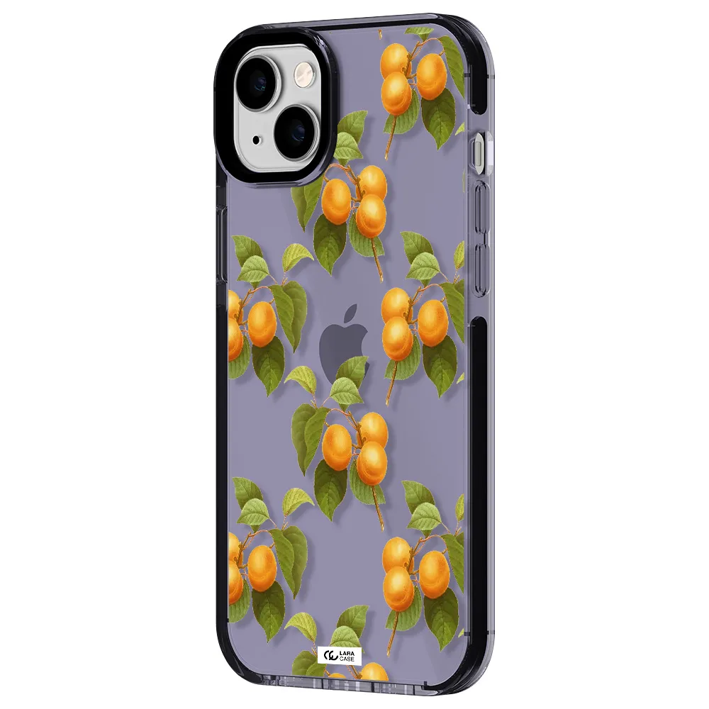 Apricot Apple iPhone 14 plus impact Lilac Case