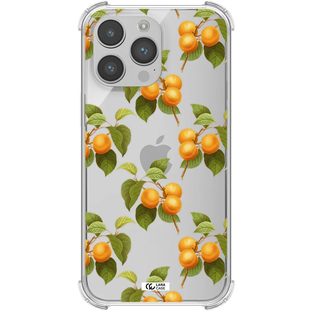 Apricot Apple iPhone 14 pro Clear PC Case