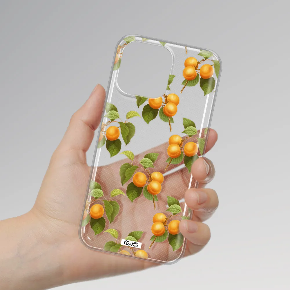 Apricot Apple iPhone 14 pro Clear TPU Case