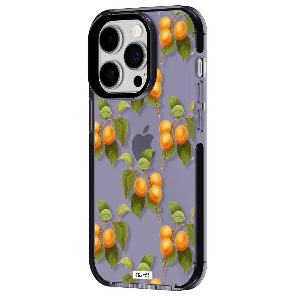 Apricot Apple iPhone 14 pro impact Lilac Case