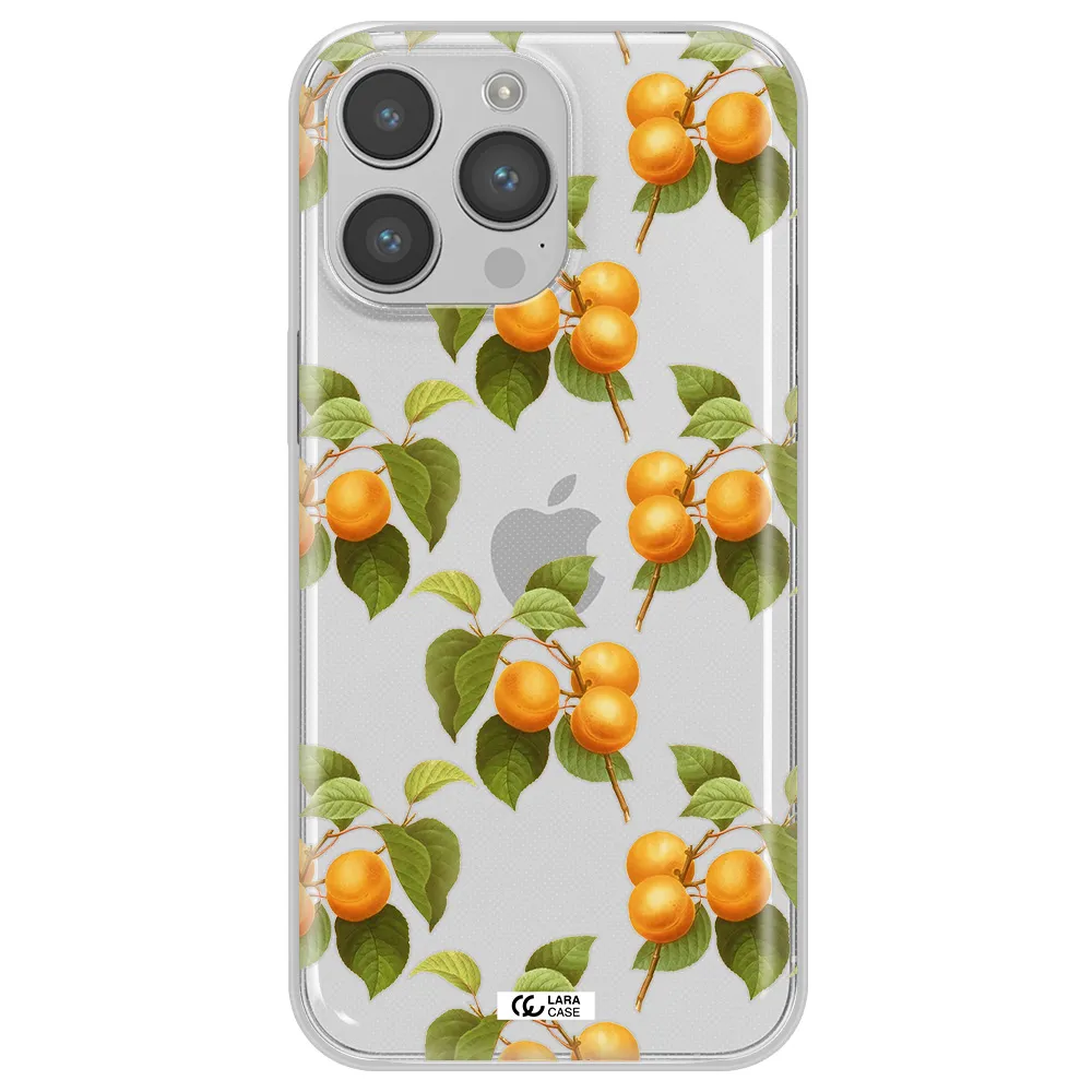Apricot Apple iPhone 14 pro max Clear TPU Case