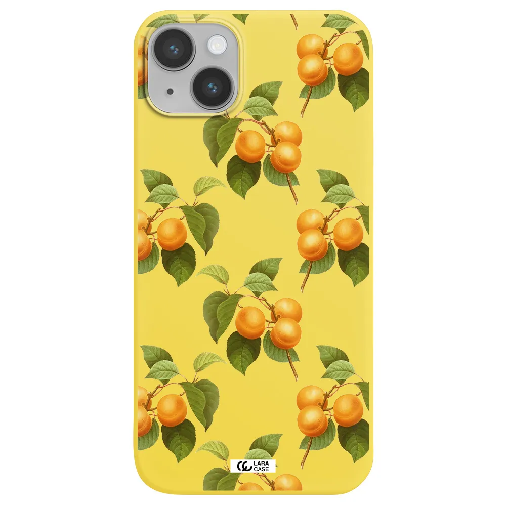 Apricot Apple iPhone 14 Silicone canary yellow Case