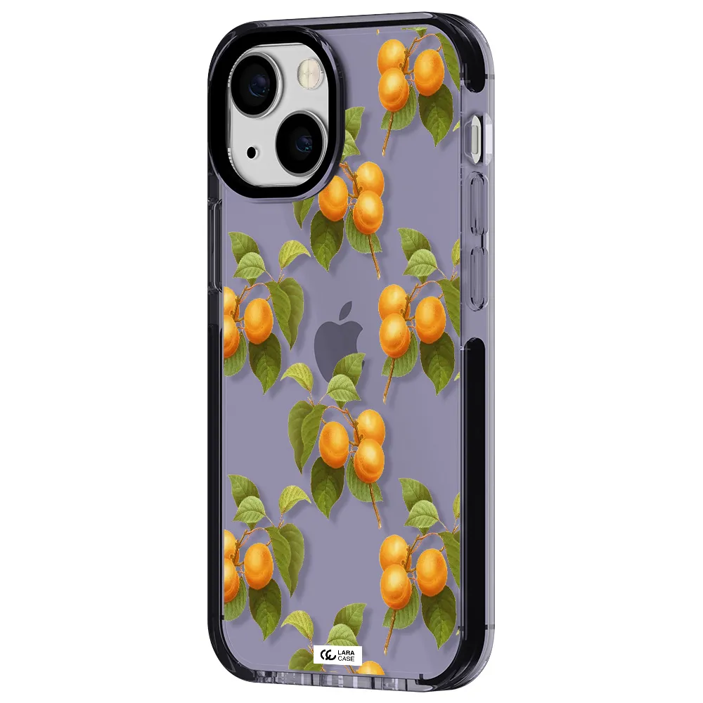 Apricot Apple iPhone 15 impact Lilac Case