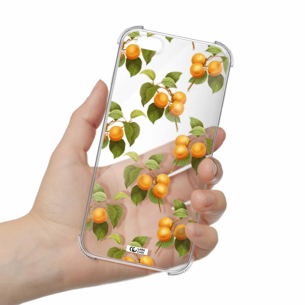 Apricot Apple iPhone 6 plus Clear PC Case