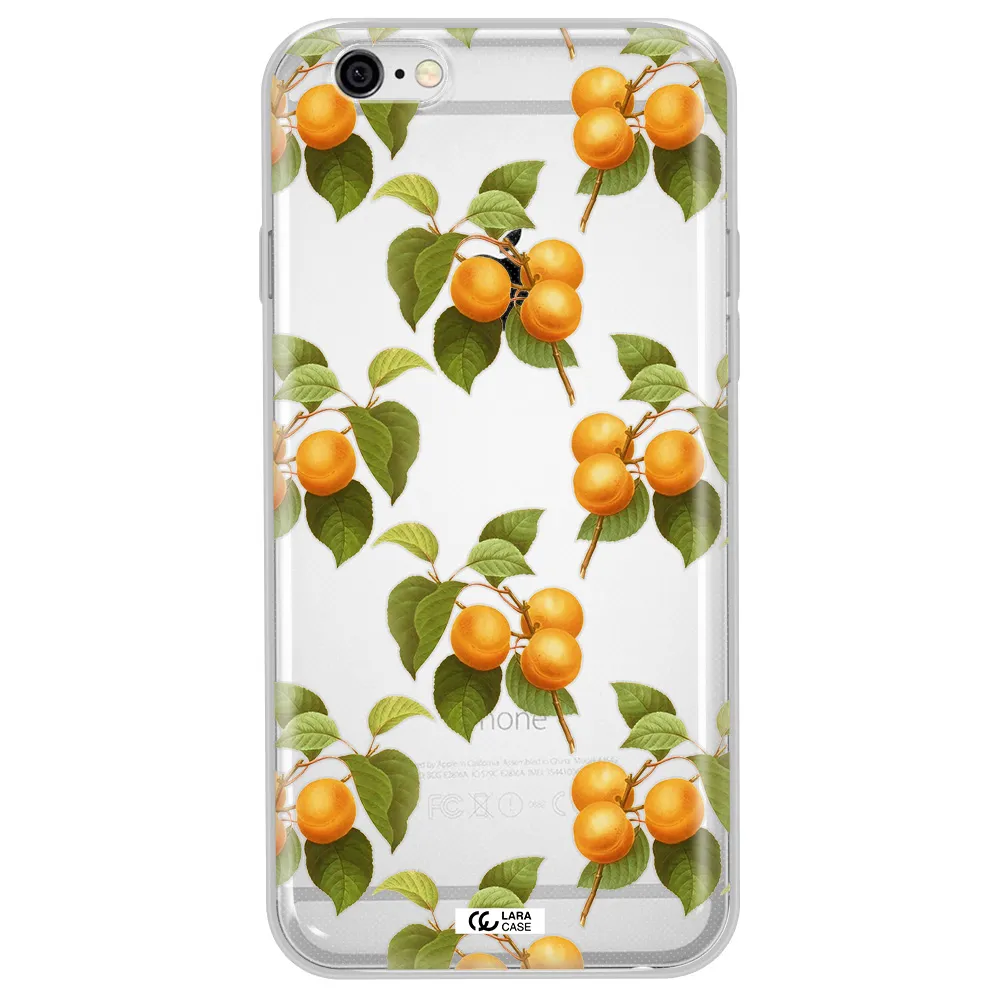 Apricot Apple iPhone 6 plus Clear TPU Case