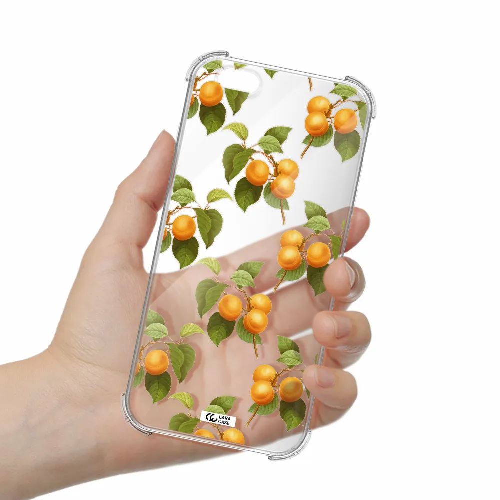 Apricot Apple iPhone 6 s plus Clear PC Case