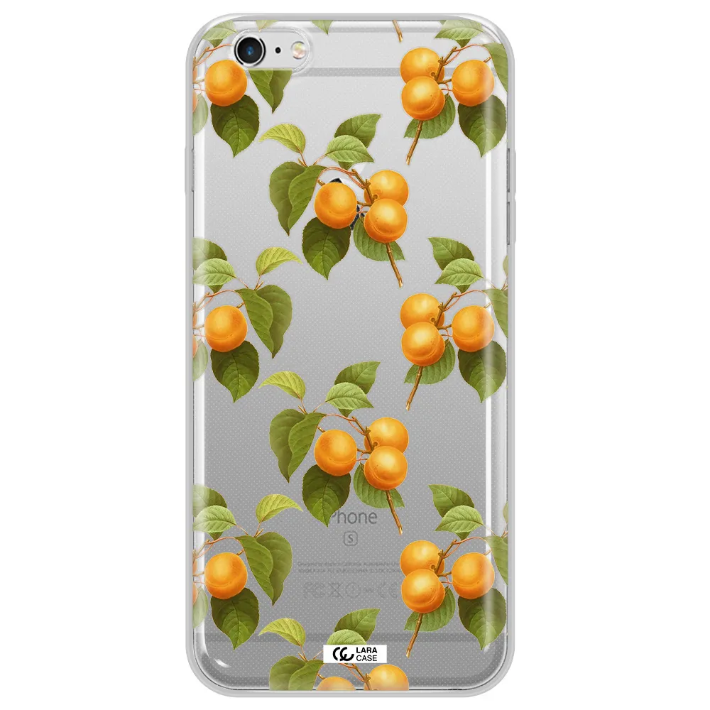 Apricot Apple iPhone 6 s plus Clear TPU Case