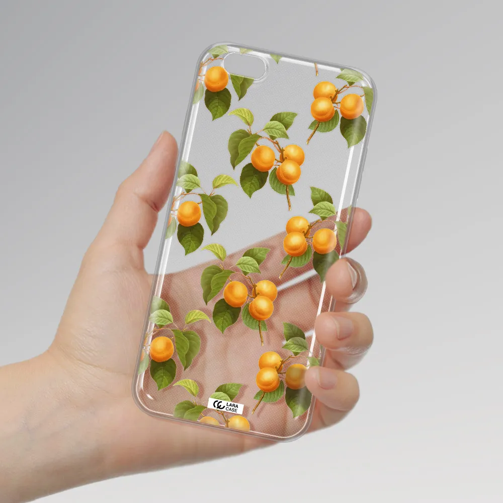 Apricot Apple iPhone 6 s plus Clear TPU Case