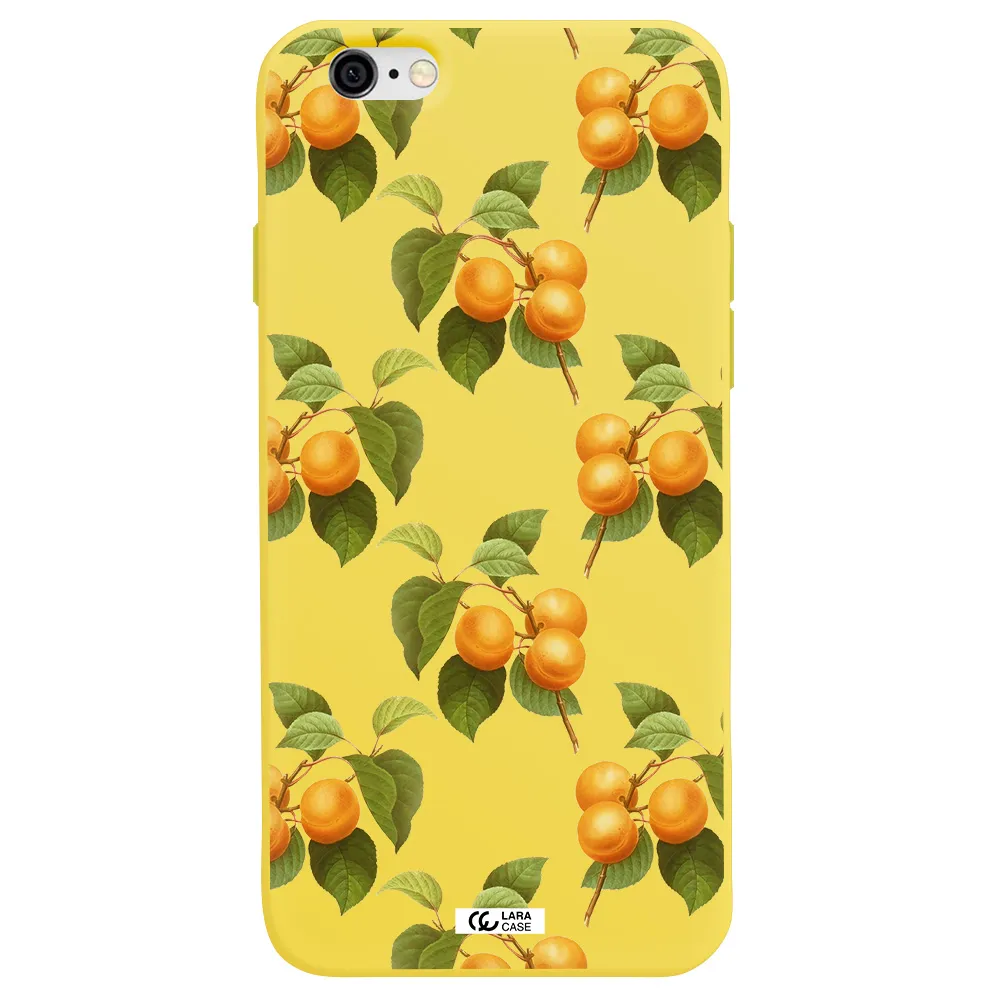 Apricot Apple iPhone 6 Silicone canary yellow Case