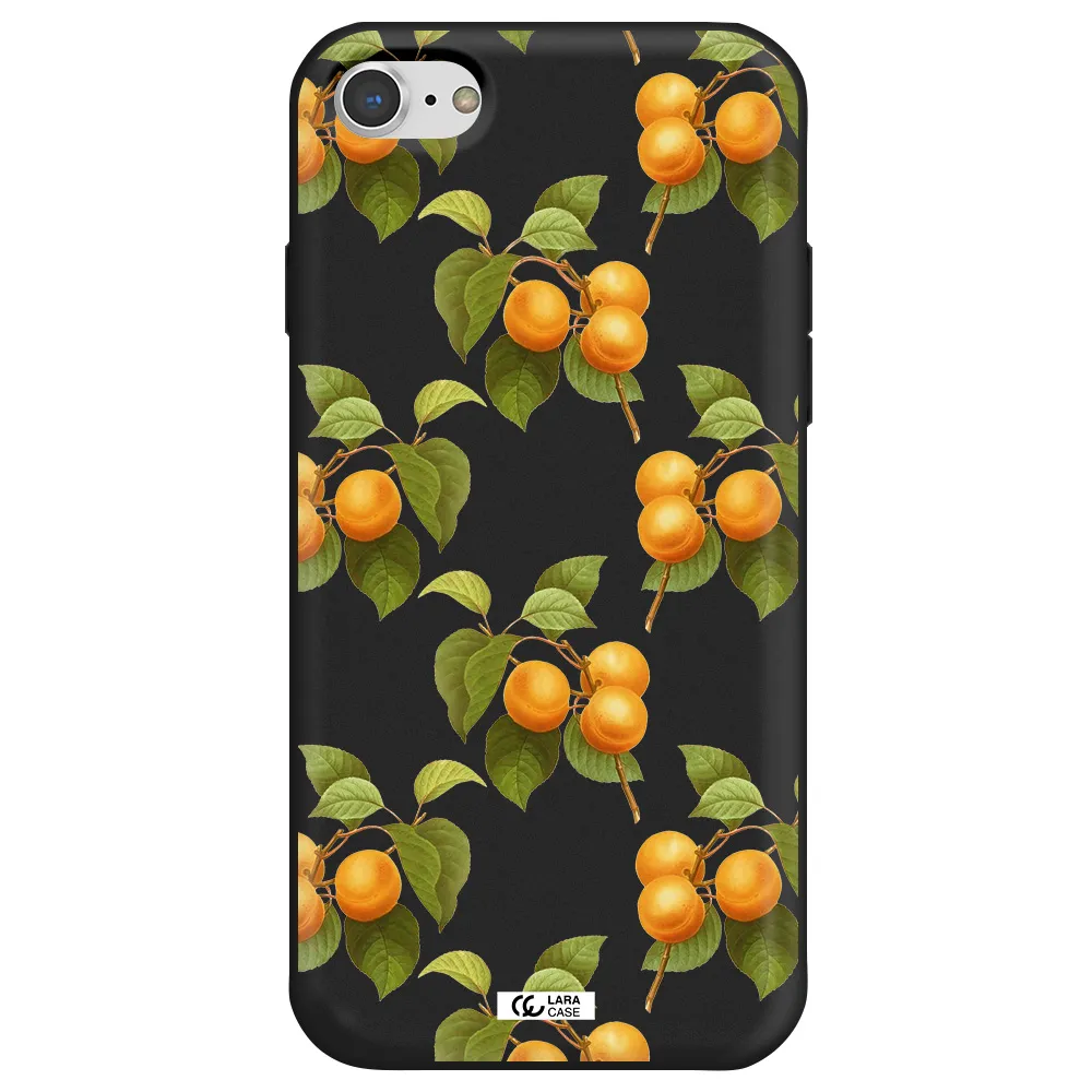 Apricot Apple iPhone 7 Silicone black Case