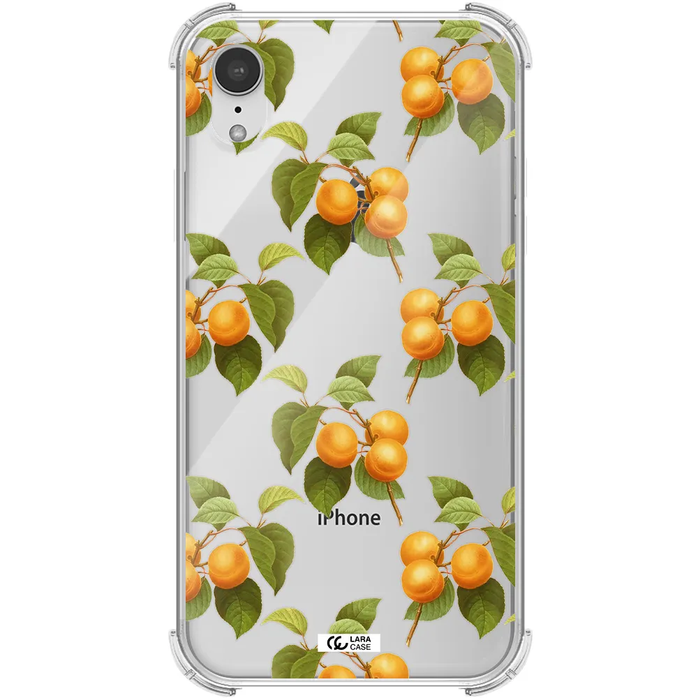 Apricot Apple iPhone XR Clear PC Case