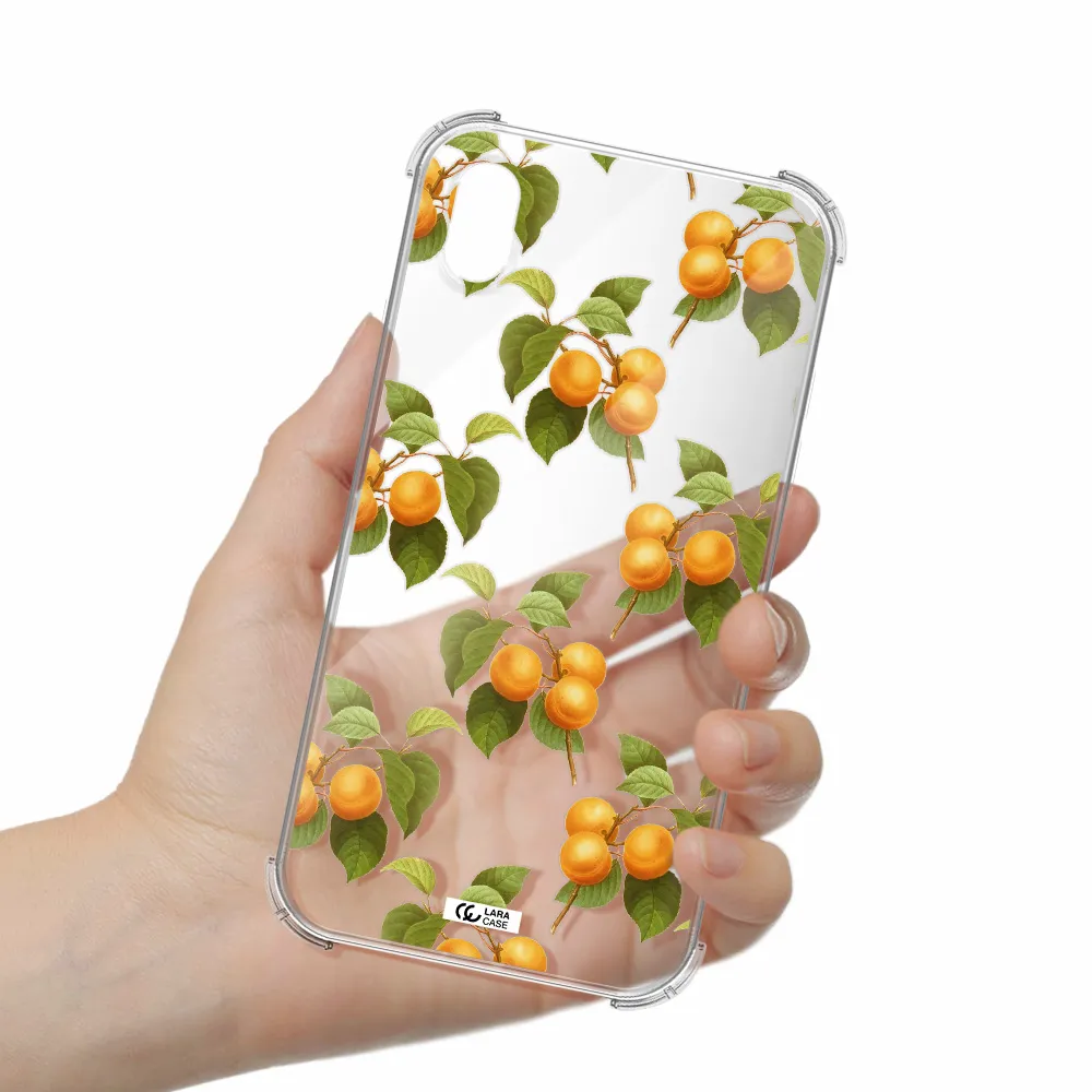 Apricot Apple iPhone XR Clear PC Case