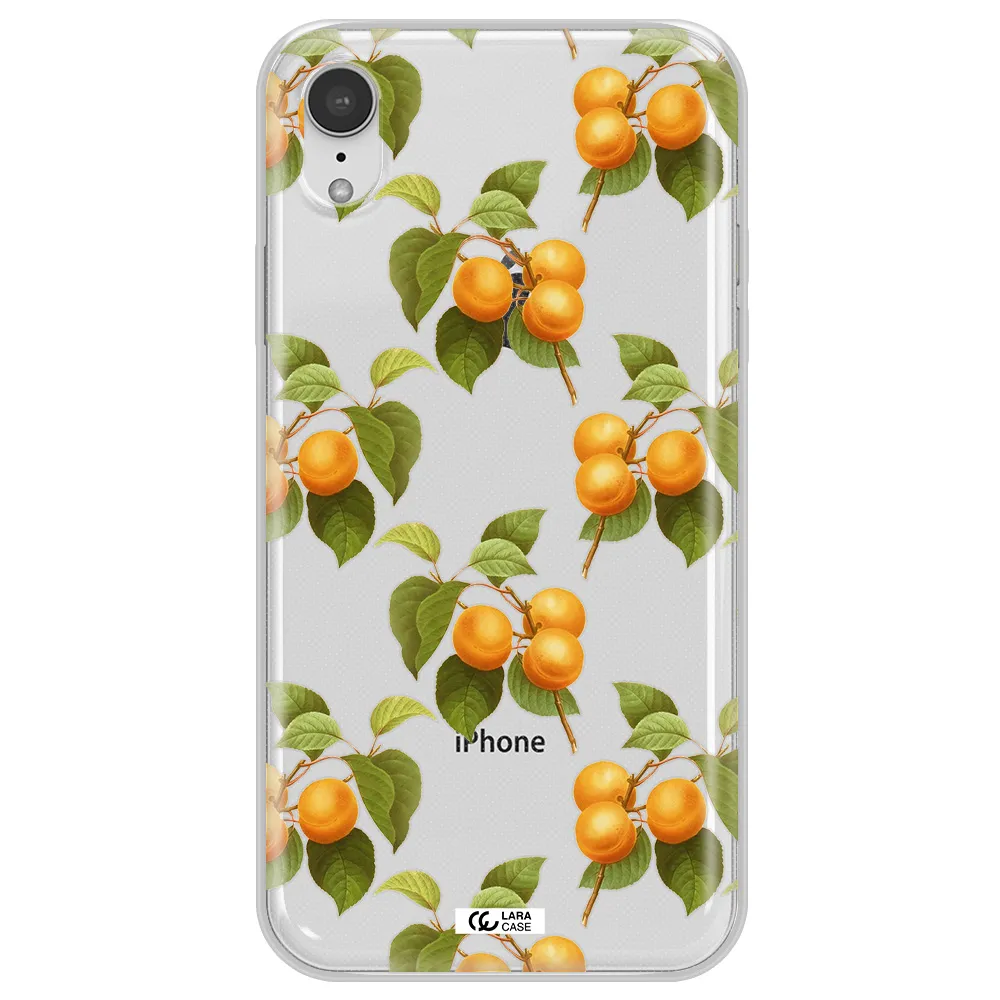 Apricot Apple iPhone XR Clear TPU Case