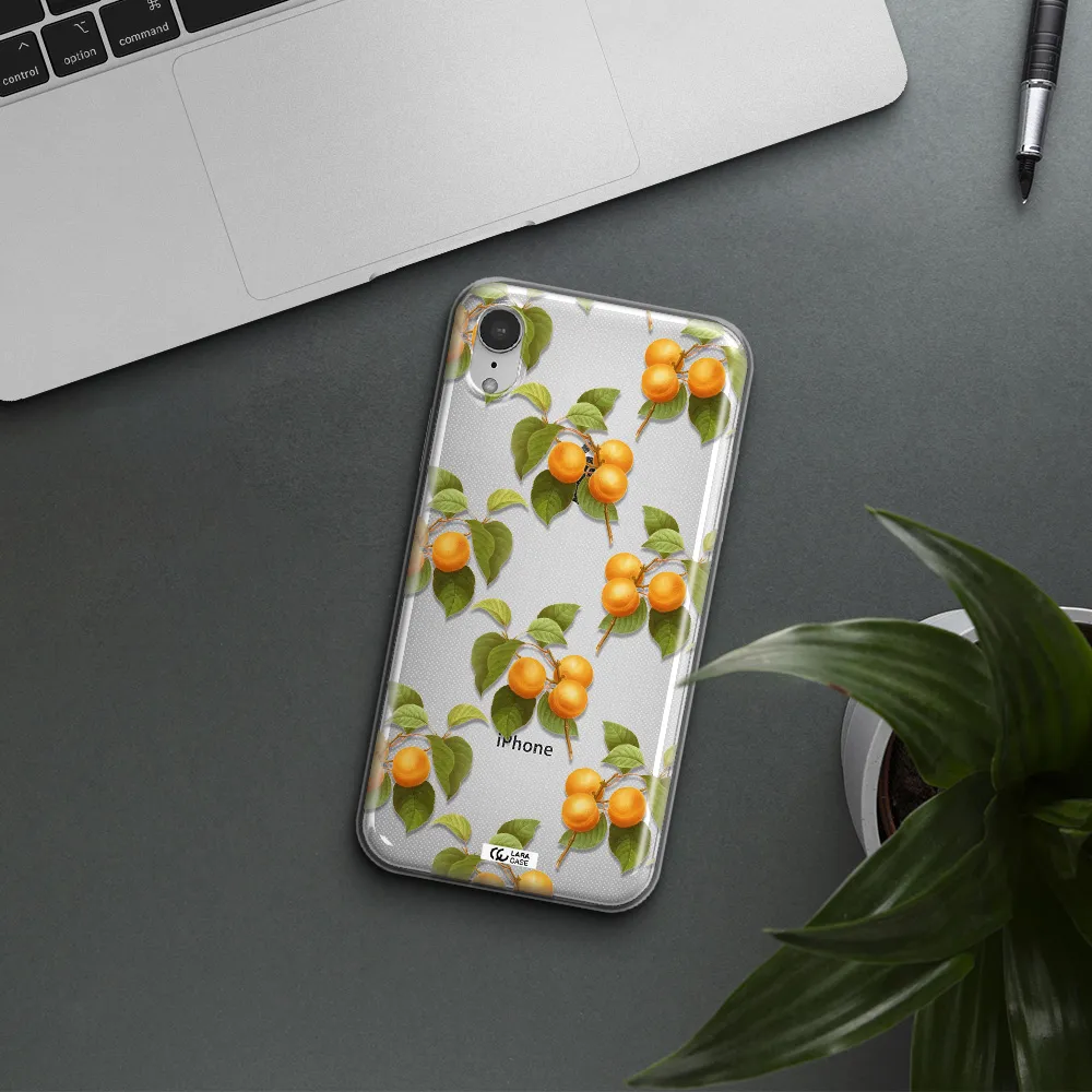 Apricot Apple iPhone XR Clear TPU Case