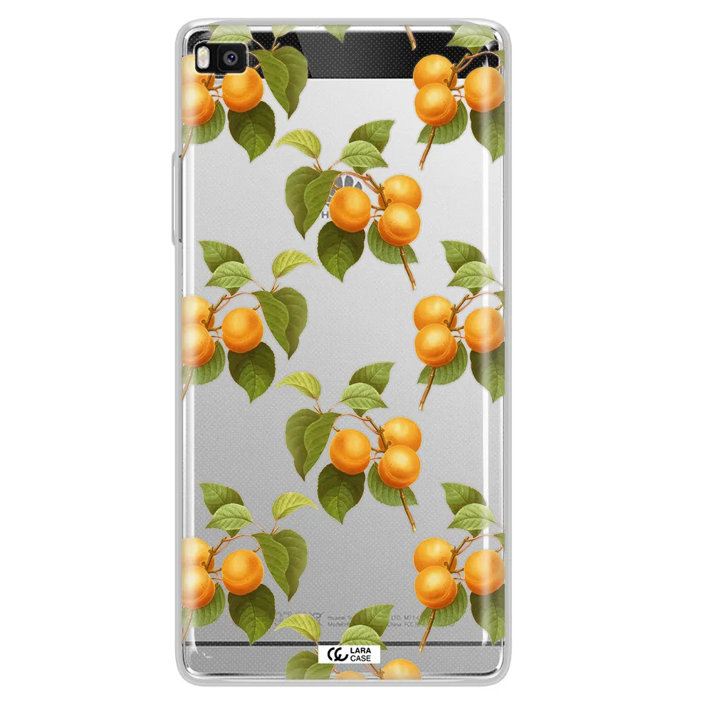 Apricot Huawei P8 Clear TPU Case