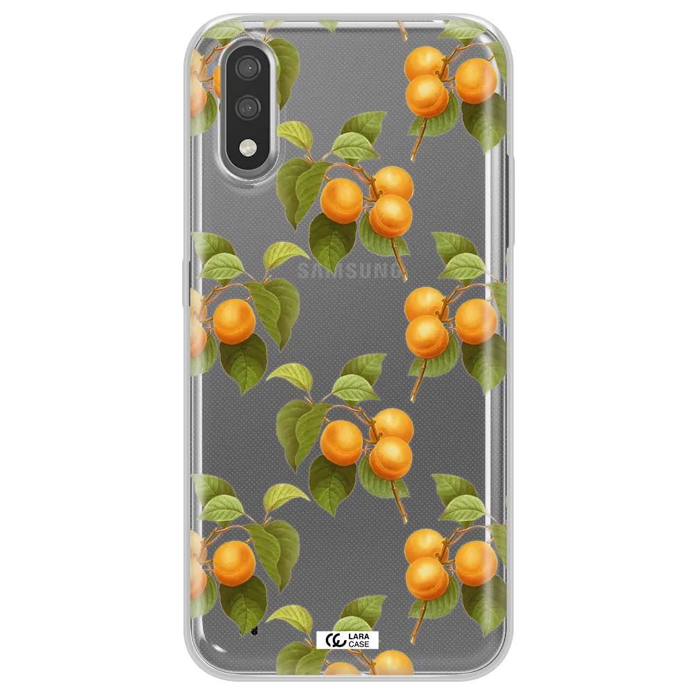 Apricot Samsung A01 Clear TPU Case