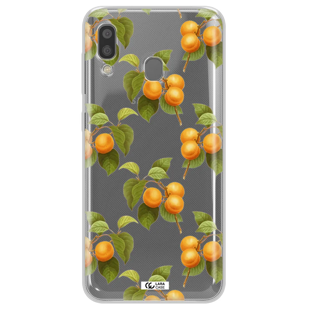 Apricot Samsung A20 Clear TPU Case