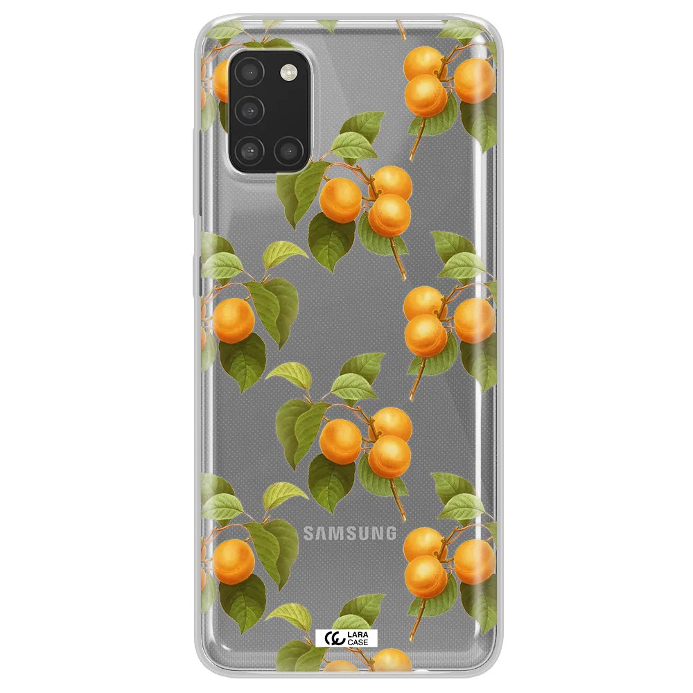 Apricot Samsung A31 Clear TPU Case