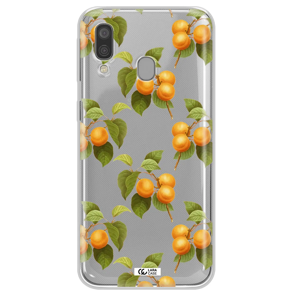 Apricot Samsung A40 Clear TPU Case
