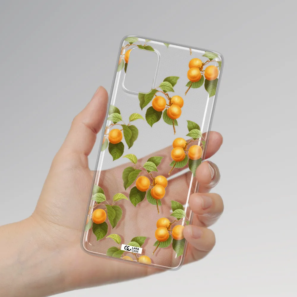 Apricot Samsung A51 Clear TPU Case