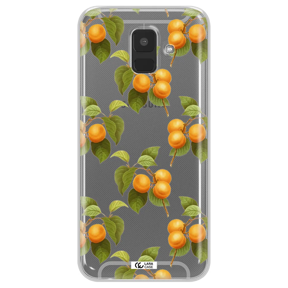 Apricot Samsung A6 Clear TPU Case