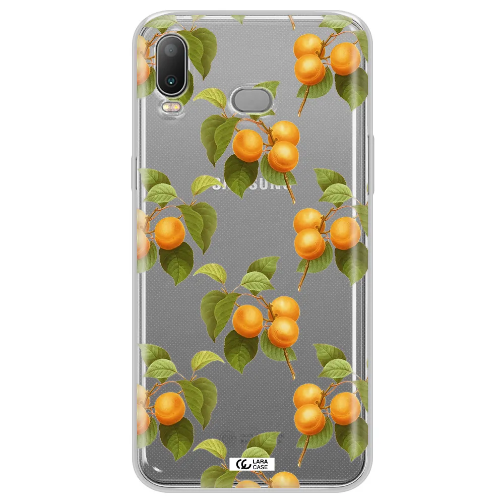 Apricot Samsung A6S Clear TPU Case