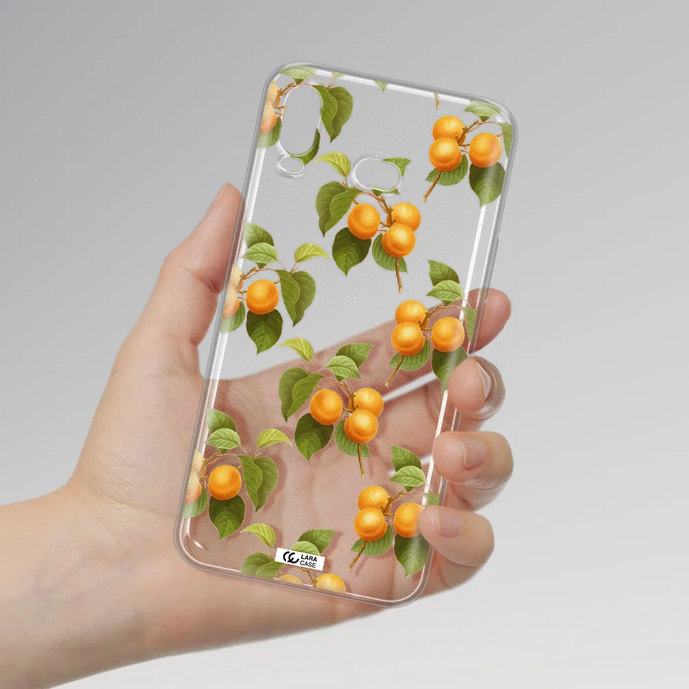 Apricot Samsung A6S Clear TPU Case