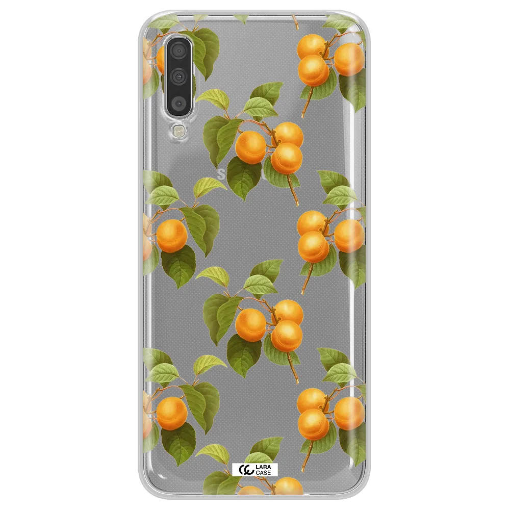 Apricot Samsung A70 Clear TPU Case