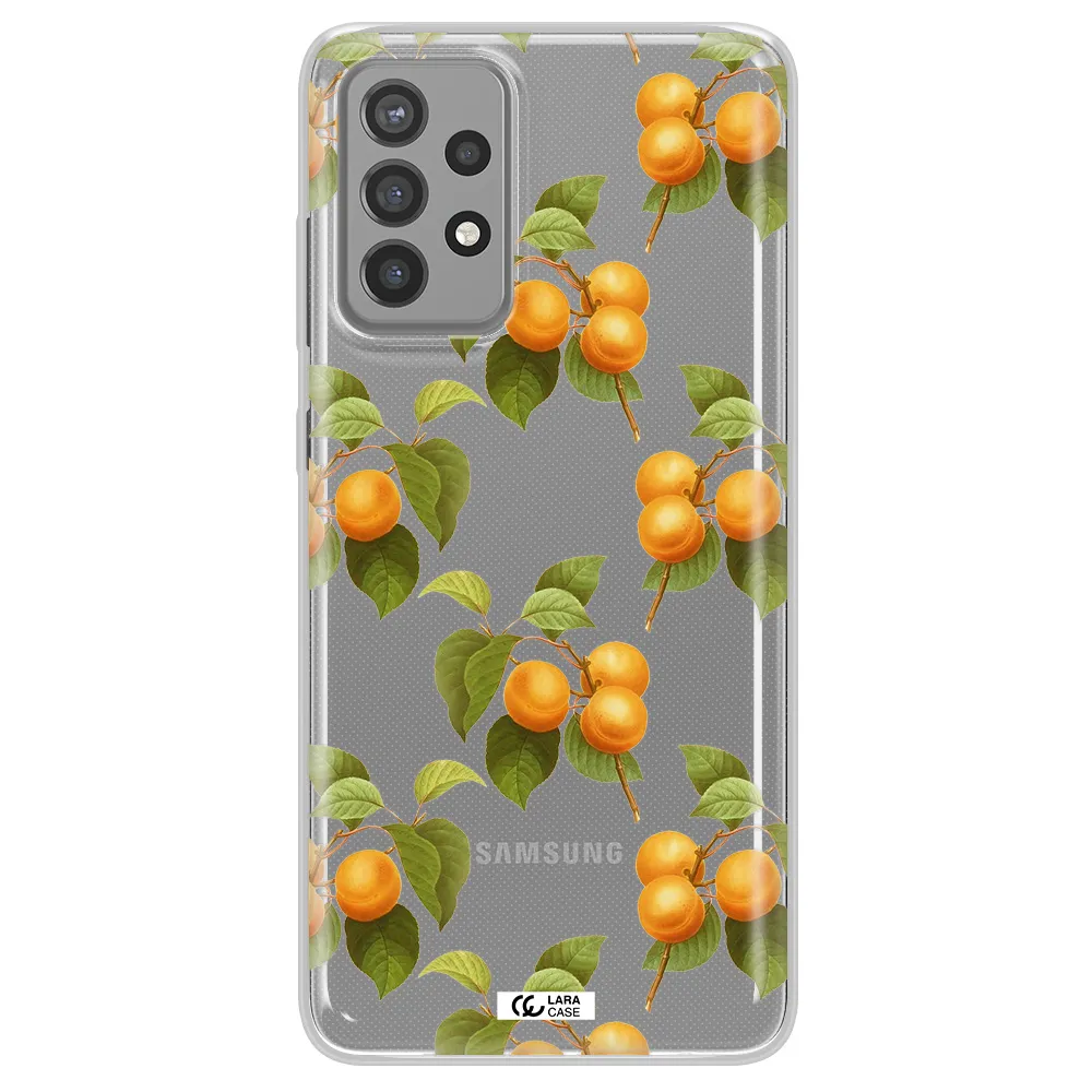 Apricot Samsung A72 Clear TPU Case