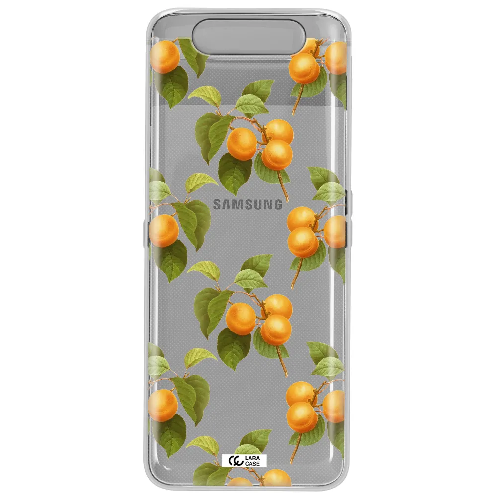 Apricot Samsung A80 Clear TPU Case