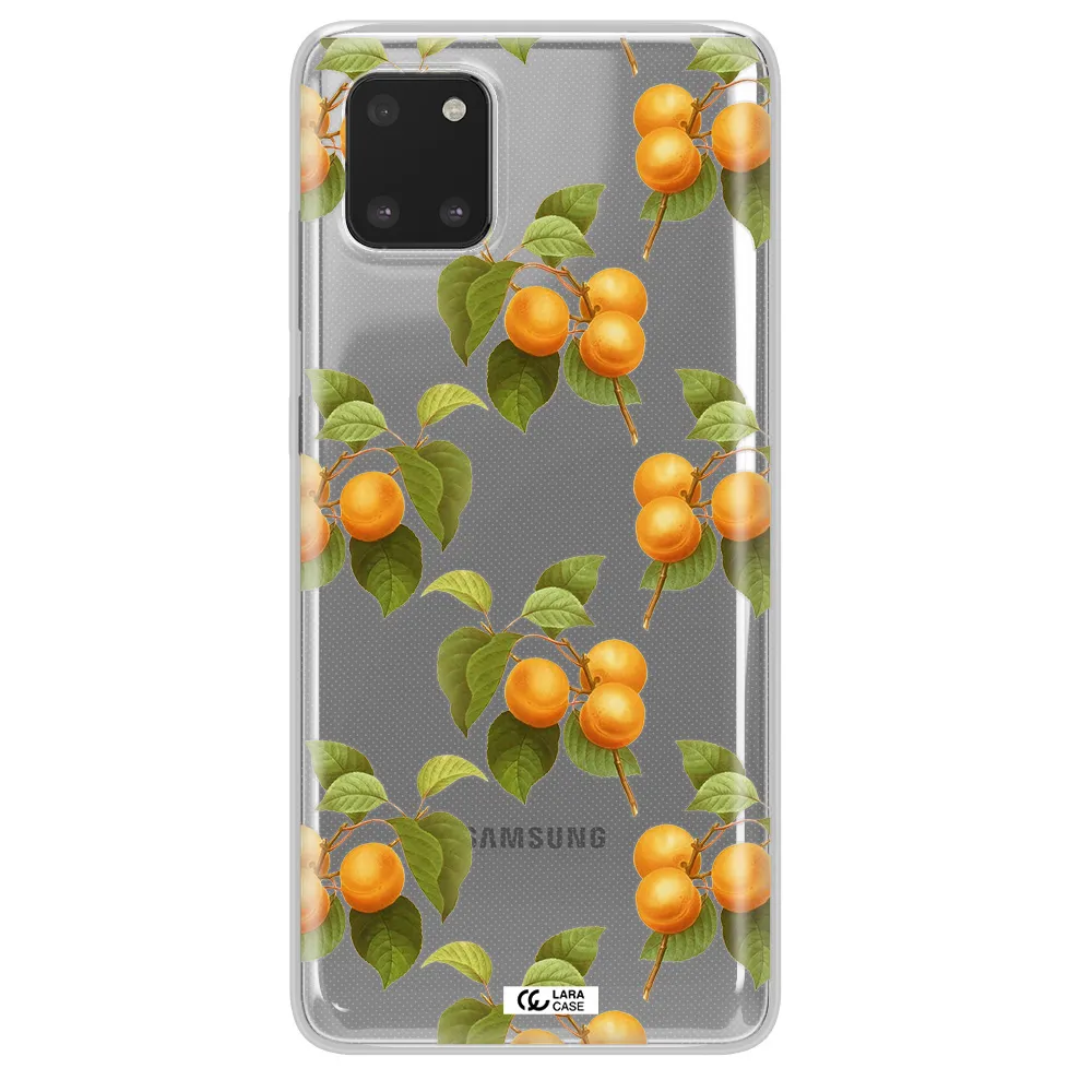 Apricot Samsung A81 Clear TPU Case