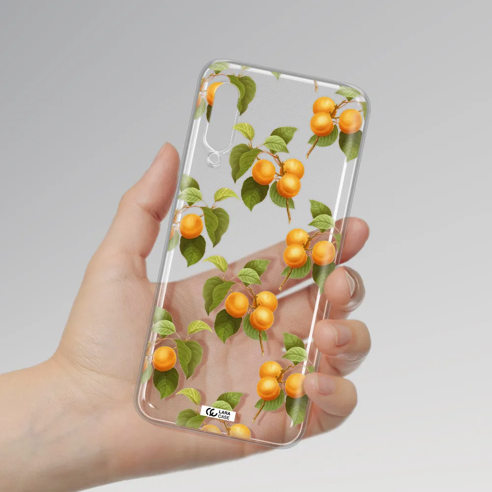 Apricot Samsung A90 Clear TPU Case