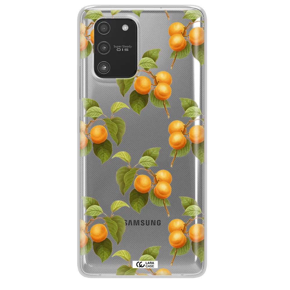 Apricot Samsung A91 Clear TPU Case