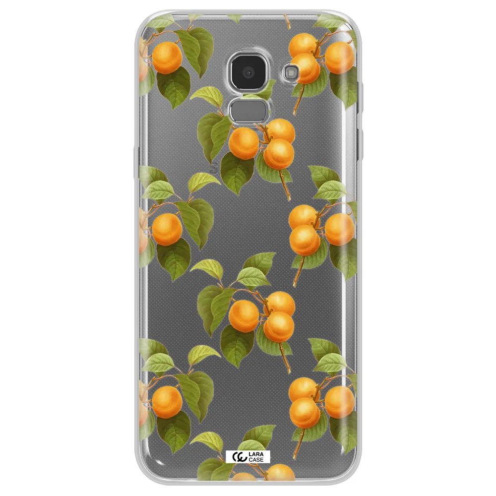 Apricot Samsung J6 Clear TPU Case