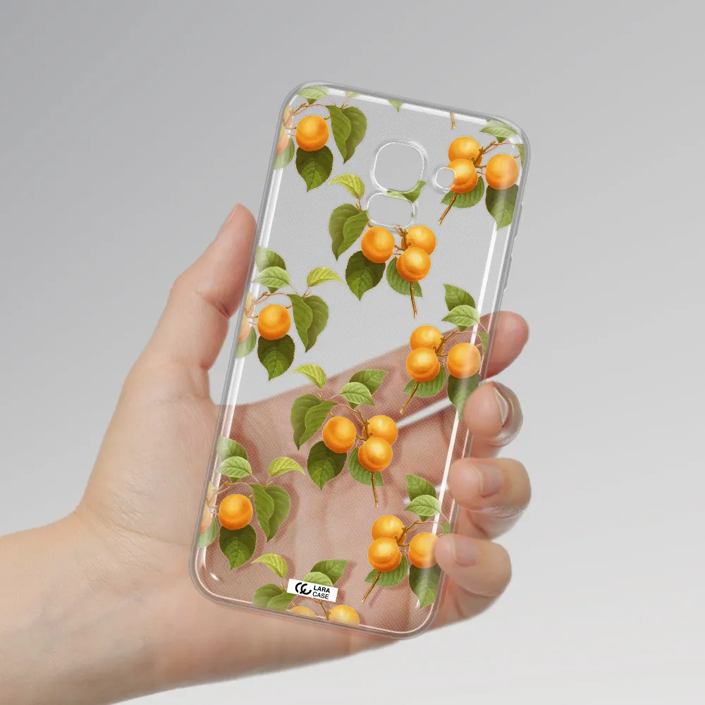 Apricot Samsung J6 Clear TPU Case