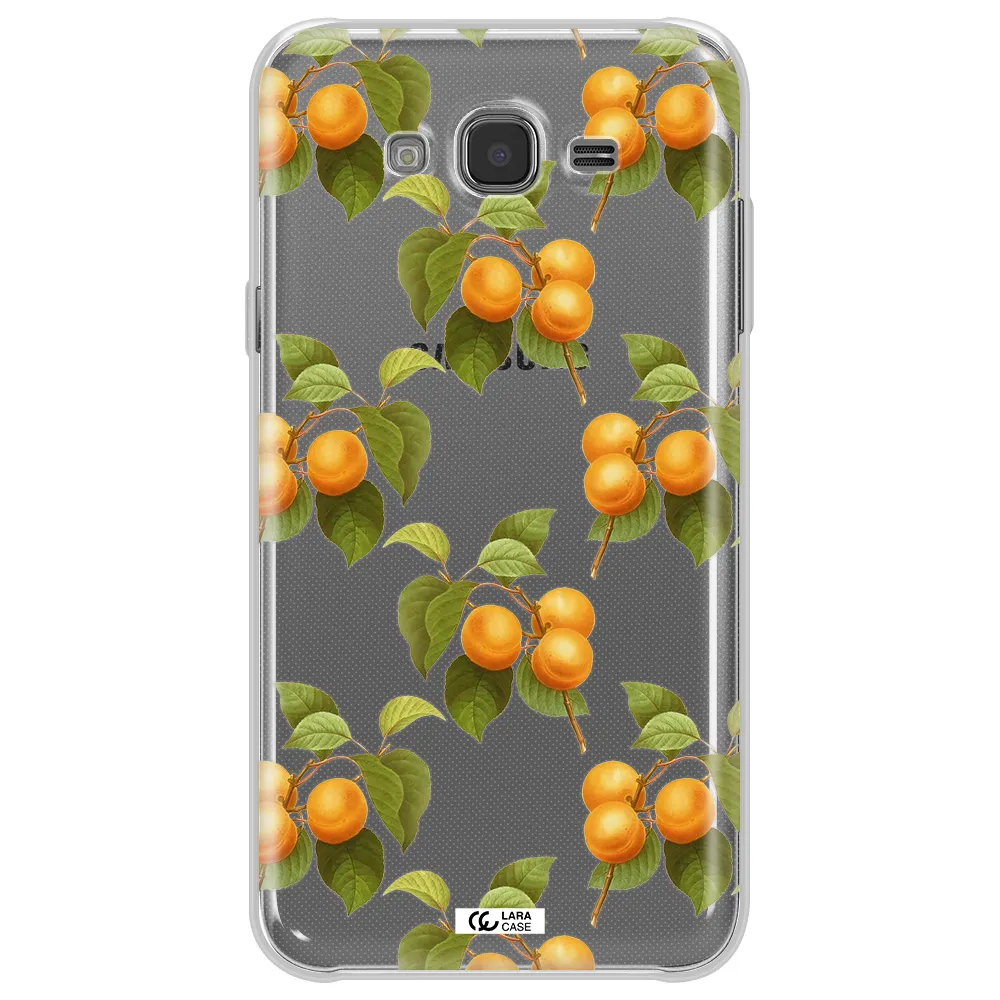 Apricot Samsung J7 2015 Clear TPU Case