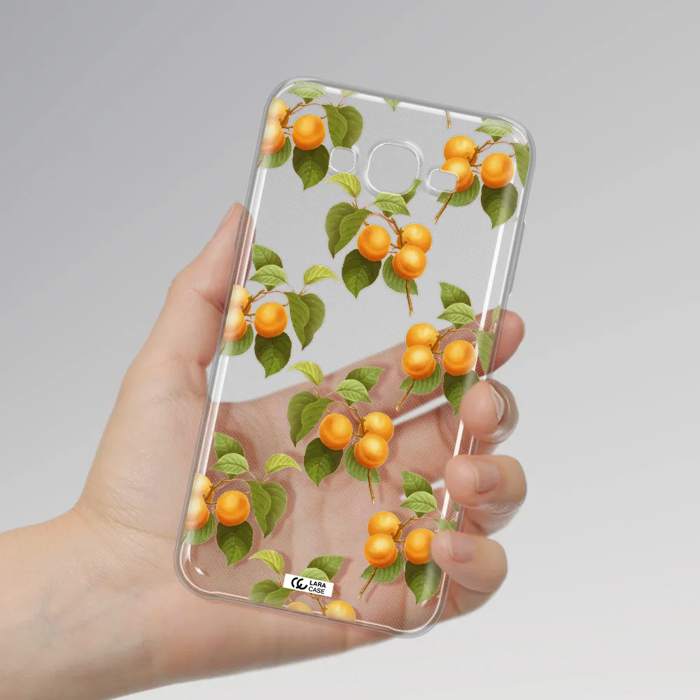 Apricot Samsung J7 2015 Clear TPU Case