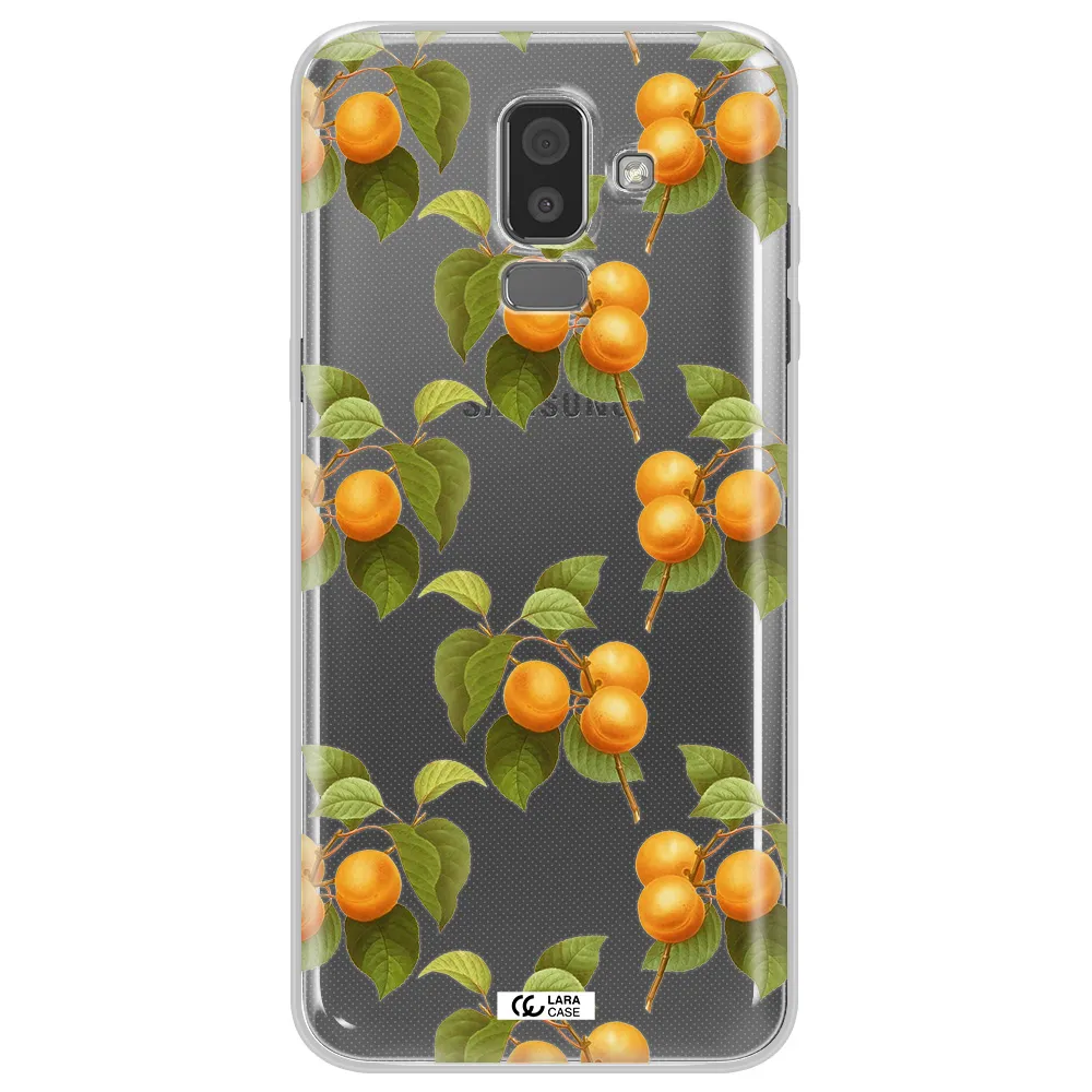 Apricot Samsung J8 Clear TPU Case