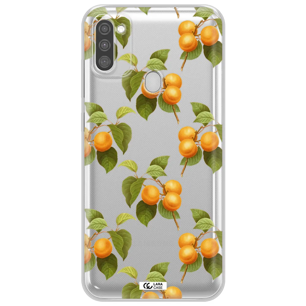 Apricot Samsung M11 Clear TPU Case
