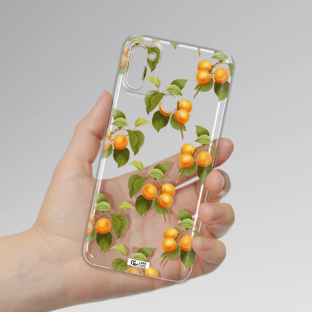 Apricot Samsung M11 Clear TPU Case