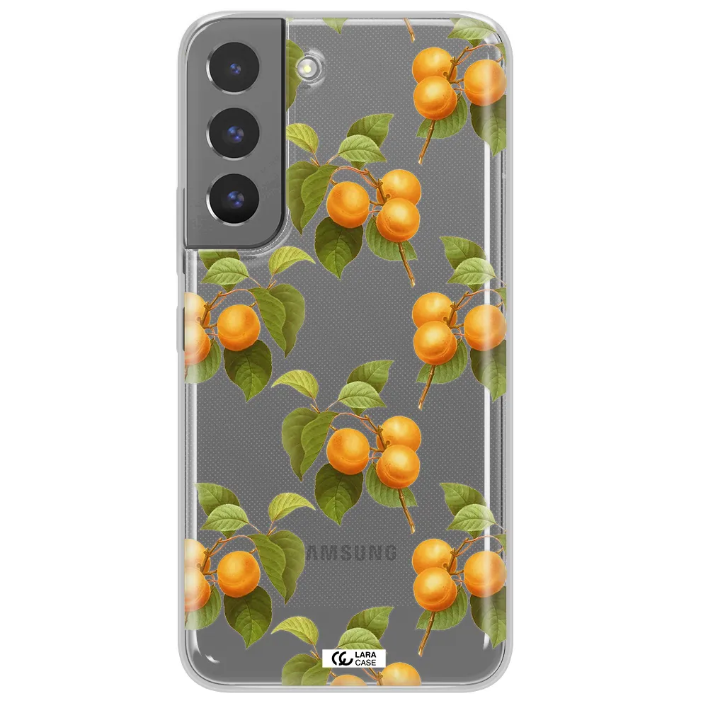 Apricot Samsung S 22 Clear TPU Case