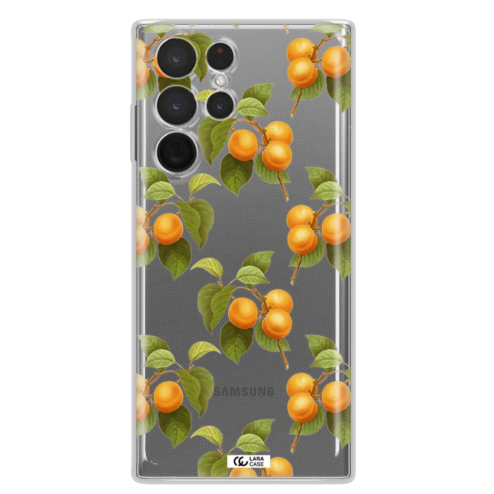 Apricot Samsung S 22 Ultra Clear TPU Case