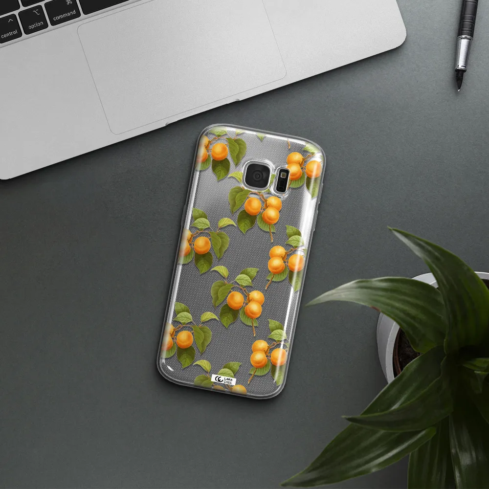 Apricot Samsung S 7 Clear TPU Case