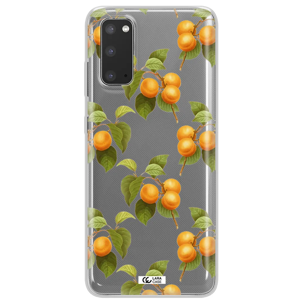 Apricot Samsung S20 Clear TPU Case