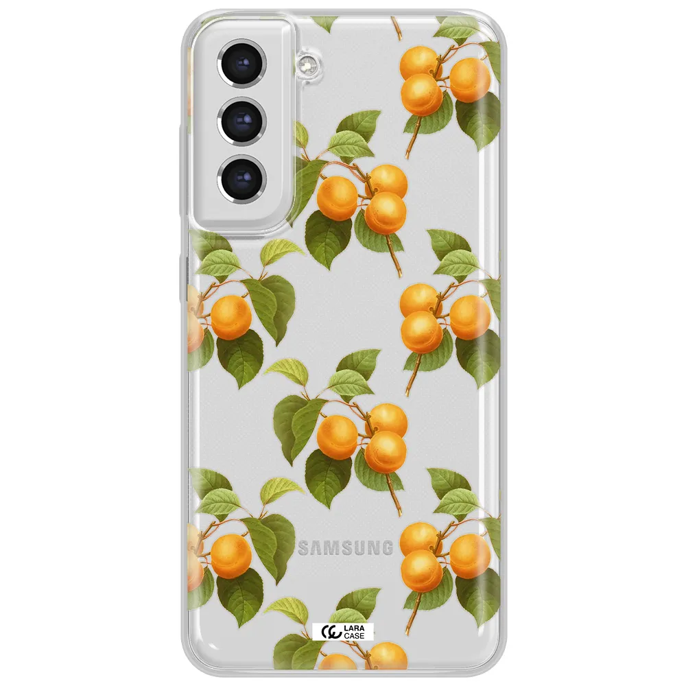 Apricot Samsung S21 Fe Clear Tpu Case