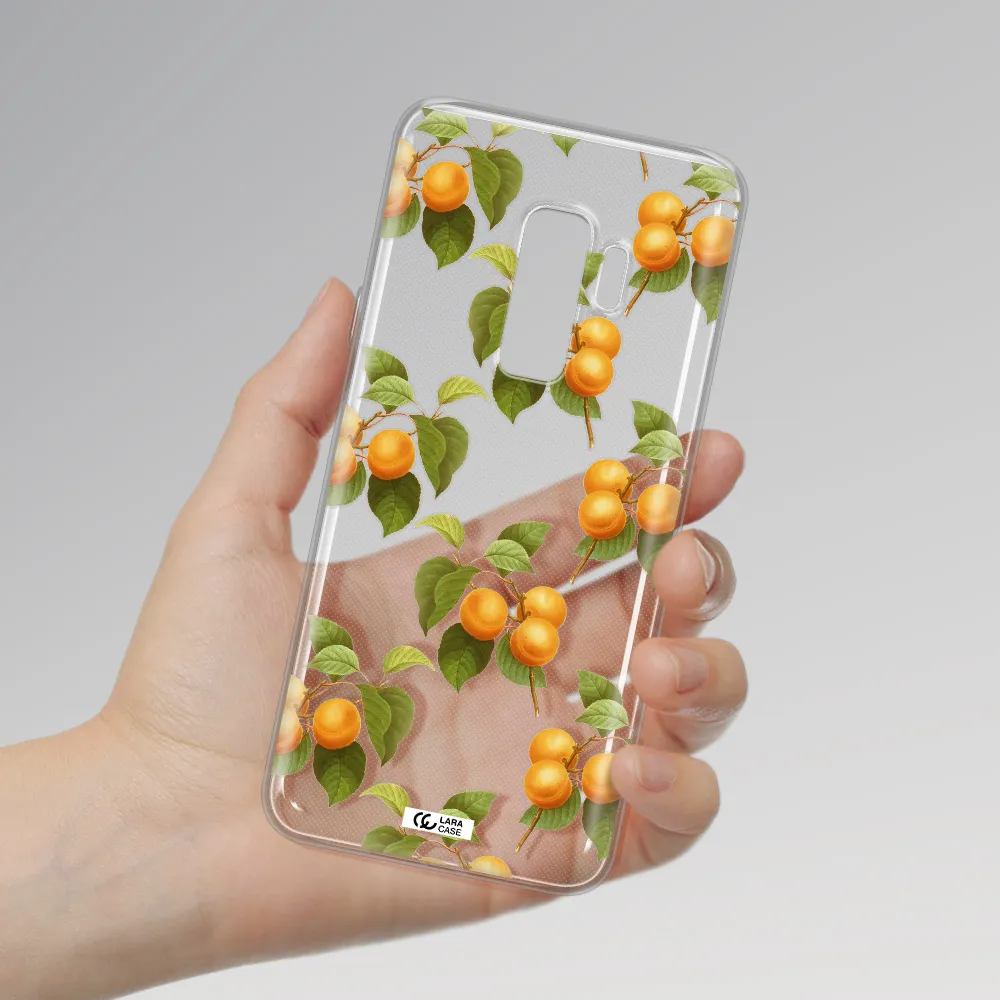 Apricot Samsung S9 Plus Clear TPU Case