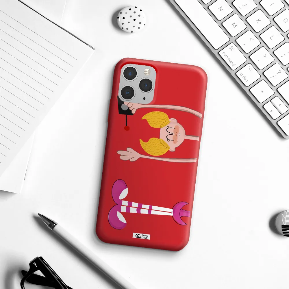 Dee Dee Apple iPhone 11 pro max Silicone Imperial Red Case