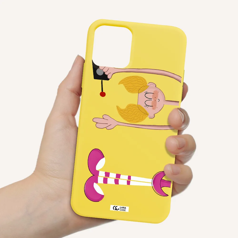 Dee Dee Apple iPhone 11 pro Silicone canary yellow Case