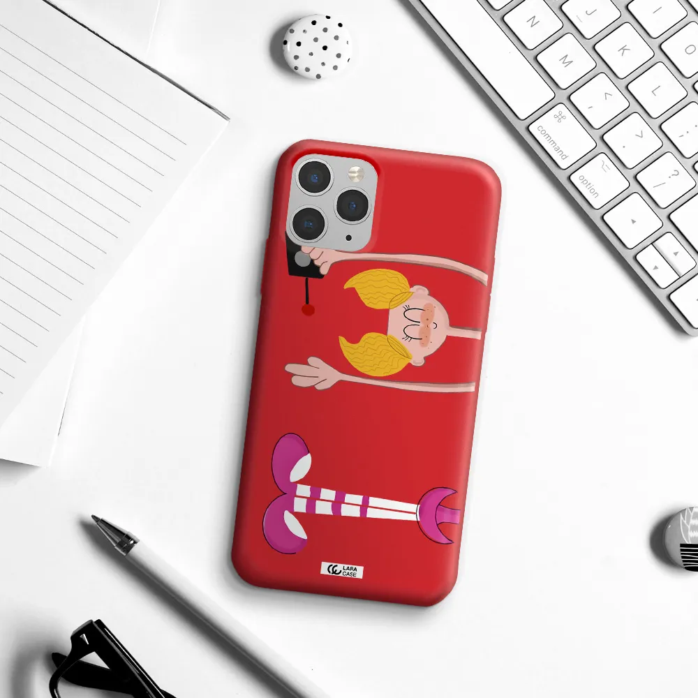 Dee Dee Apple iPhone 11 pro Silicone Imperial Red Case