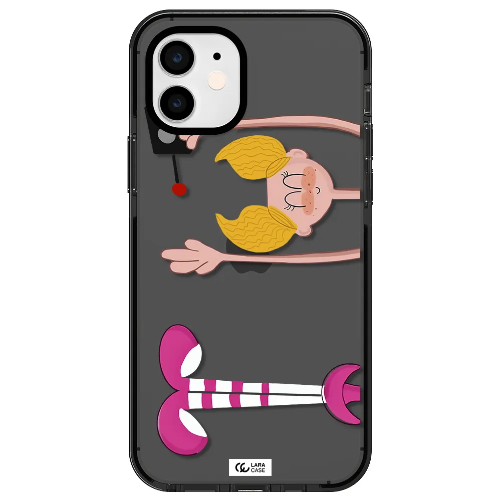 Dee Dee Apple iPhone 12 impact Smoke Black Case